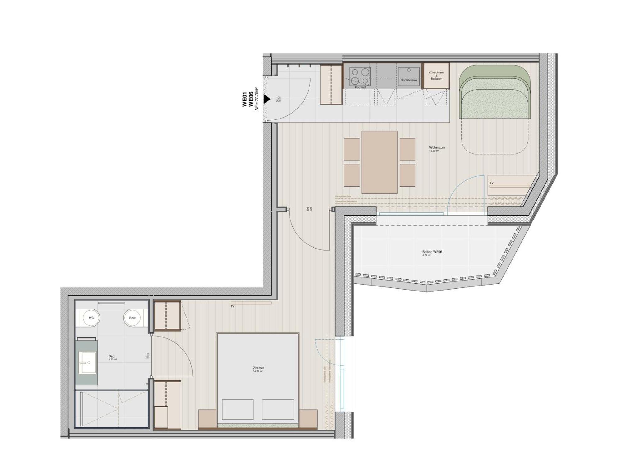 Haunold Homes San Candido Rom bilde
